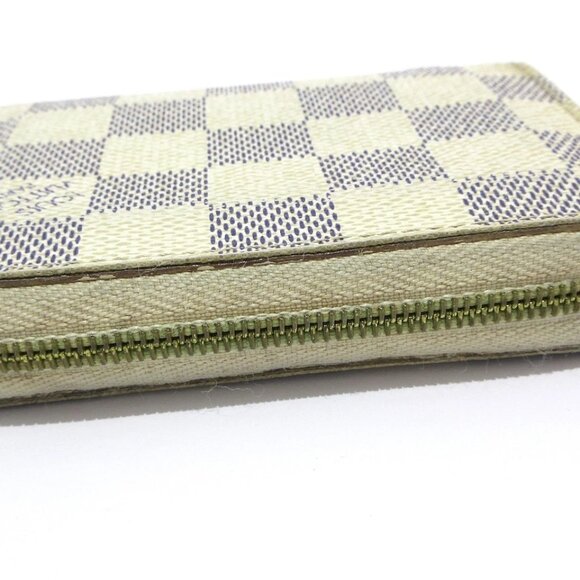 LOUIS VUITTON Zippy Coin Purse Azur Beige Damier - Coin Case 212-080425 - Picture 8 of 12